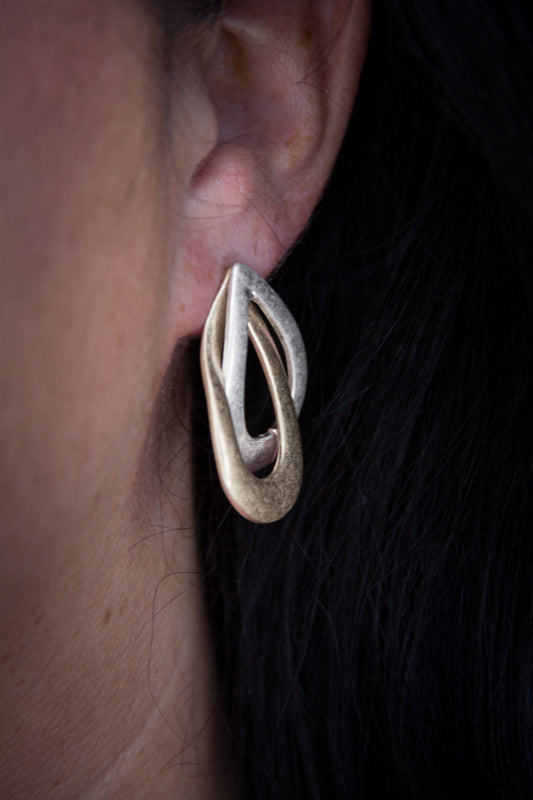 Interlocking Teardrop Earrings